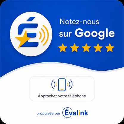 Plaque NFC Premium Evalink – Facilitez les avis de vos clients